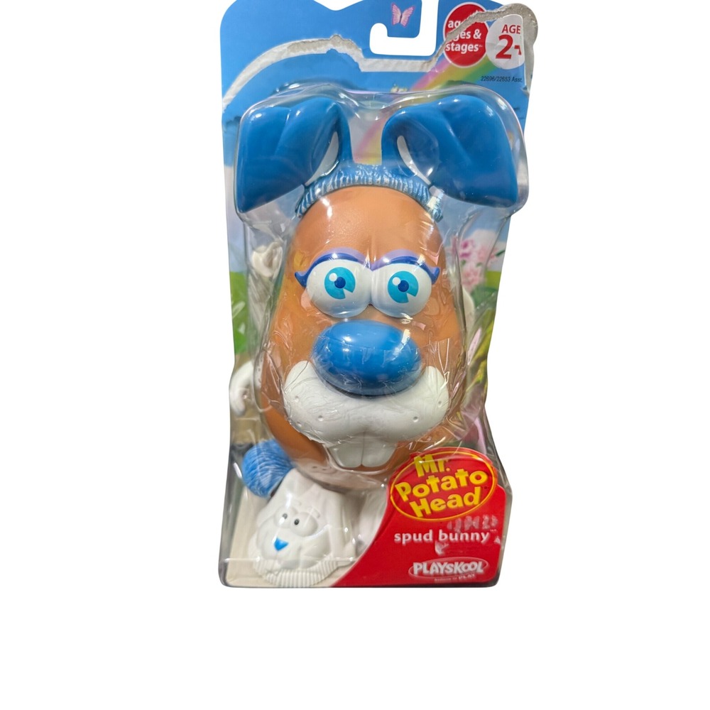 Playskool Mr Potato Head Spud Bunny Easter Toy Figure Blue Ears 22696 New Opened